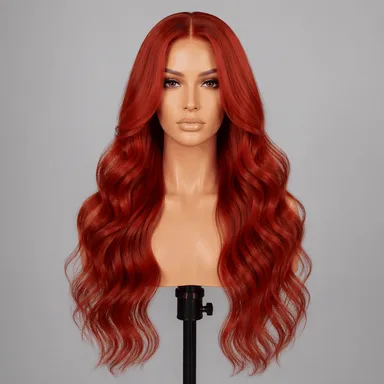 Long curls · Red